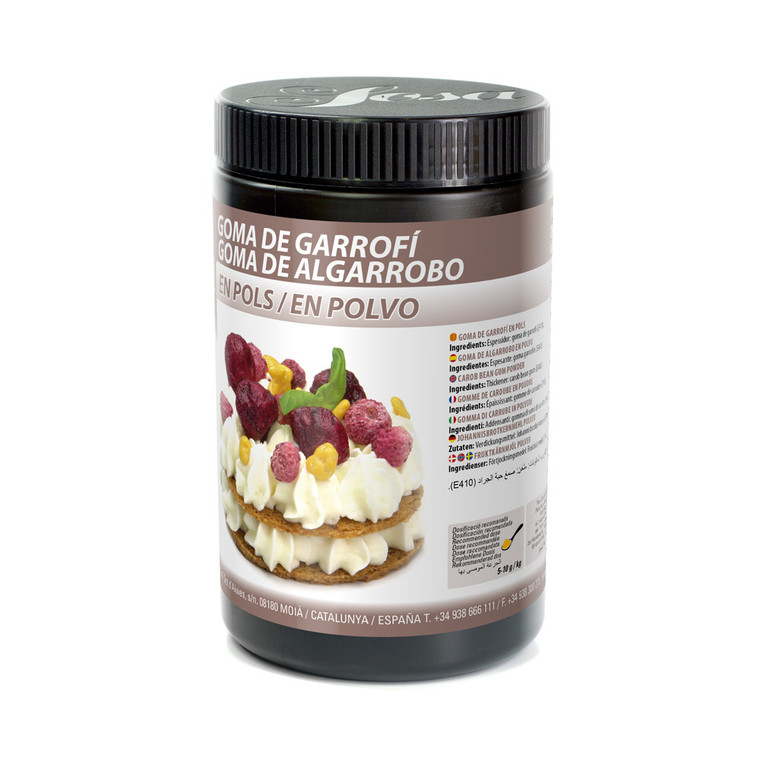 Sosa Garrofi Gum 650g locust bean gum thickener and stabiliser for sauces, creams and ice cream, with a neutral taste and smooth, consistent texture.