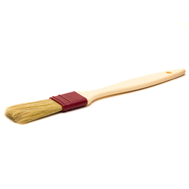 Vogue Pastry Brush 25mm with natural bristles and oak handle. Perfect for glazing pastries, basting meat, and everyday baking tasks.