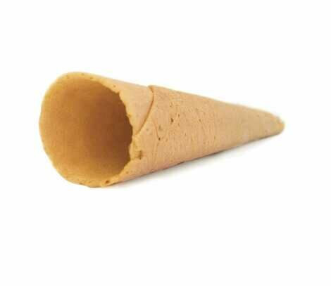 Pidy Mini Neutral Cones 7.5cm x 286. Ready to use bite sized cones for canapé service, desserts and party catering.