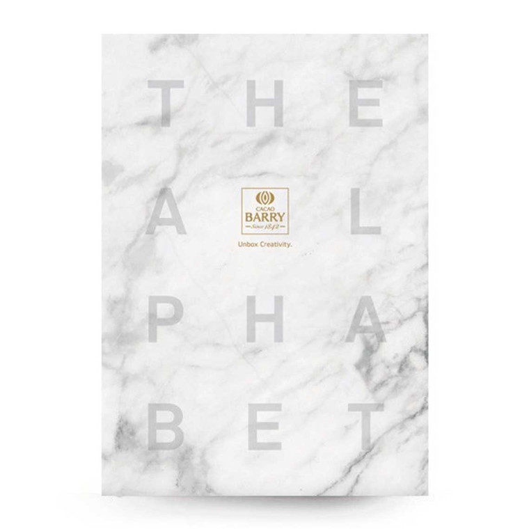 The Pastry Alphabet by Cacao Barry, a practical pastry guide covering mousses, glazes, doughs and sponge bases. Hardcover, 126 pages.