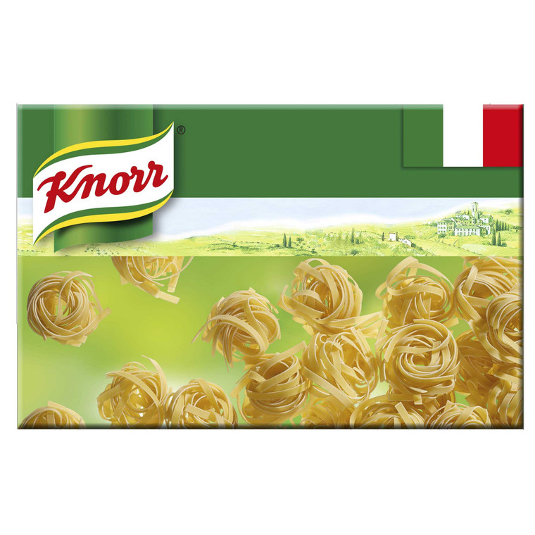 Knorr Pasta Tagliatelle 3kg, long ribbon egg pasta ideal for rich sauces, creamy dishes, and batch cooking with consistent results.