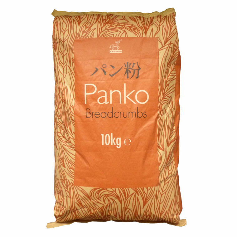 Centaur Panko Breadcrumbs 10kg. Light, flaky breadcrumbs ideal for crispy coatings, frying, baking, and adding texture to dishes.