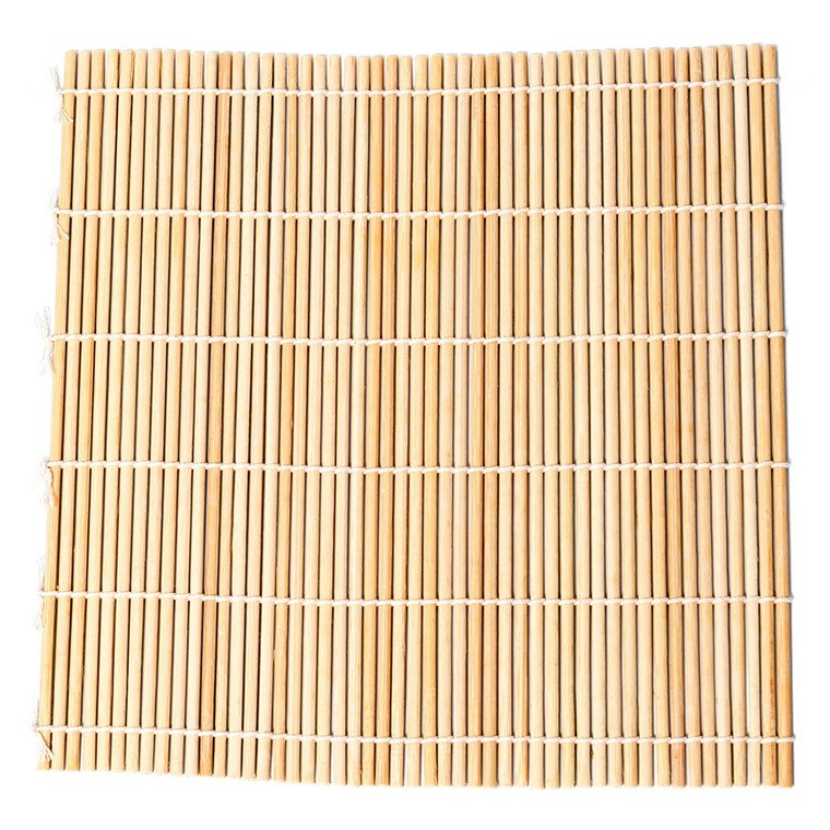 Bamboo Sushi Rolling Mat 24cm is ideal for making homemade sushi rolls. Reusable, eco-friendly, and perfect for beginners and home cooks.