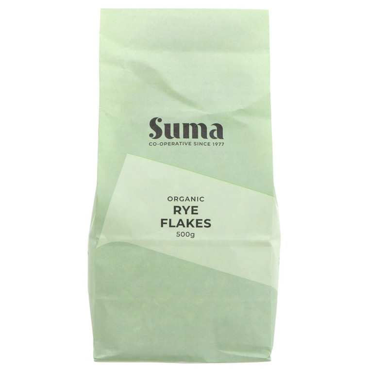 Buy Suma Organic Rye Flakes 500g at Infusions4chefs. Organic wholegrain rye flakes for porridge, granola, baking, artisan bread and wholesome everyday recipes.