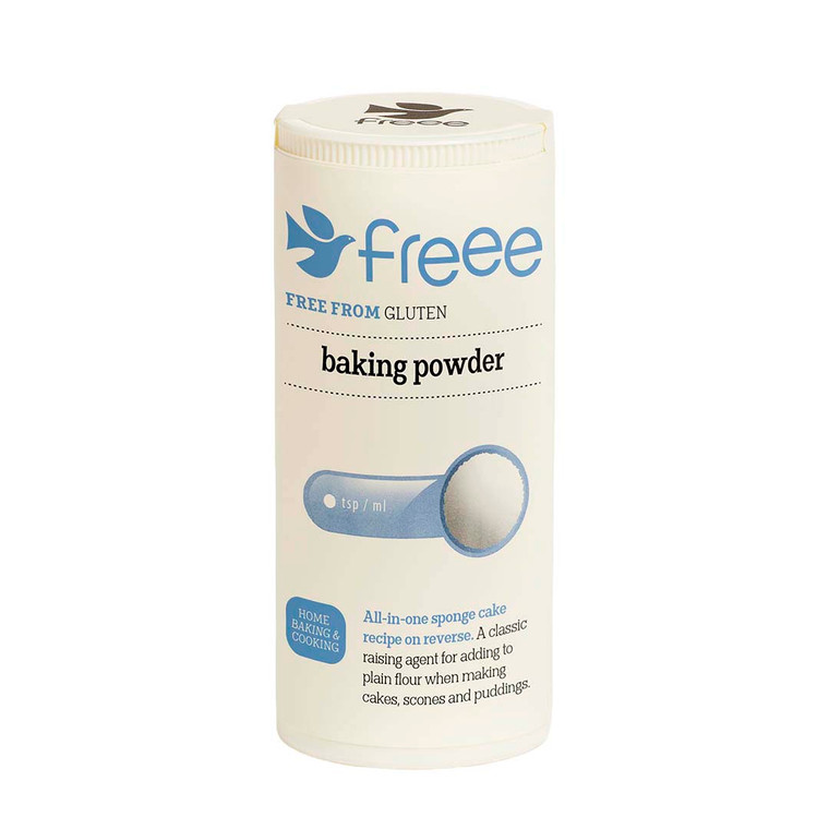 Doves Farm Gluten Free Baking Powder 130g helps cakes, muffins, pancakes and scones rise with a light, airy texture and consistent baking results.