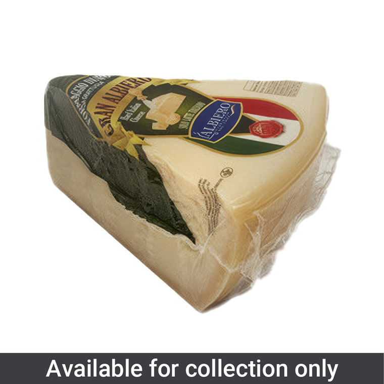 Vegetarian Italian Hard Cheese 2kg is a versatile, savoury cheese for grating over pasta and risotto, shaving into salads and adding to sauces.