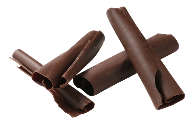 Callebaut Milk Chocolate Curved Shavings 2.5kg with smooth creamy flavour, perfect for decorating cakes, ice cream and plated desserts.