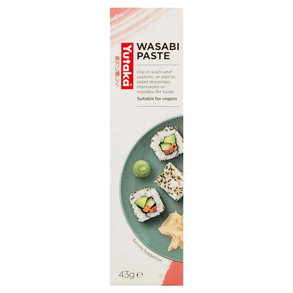 Shop Yutaka Wasabi Paste 43g at i4C. A sharp Japanese-style wasabi paste for sushi, sashimi, wasabi mayo, dressings, noodles and sauces.