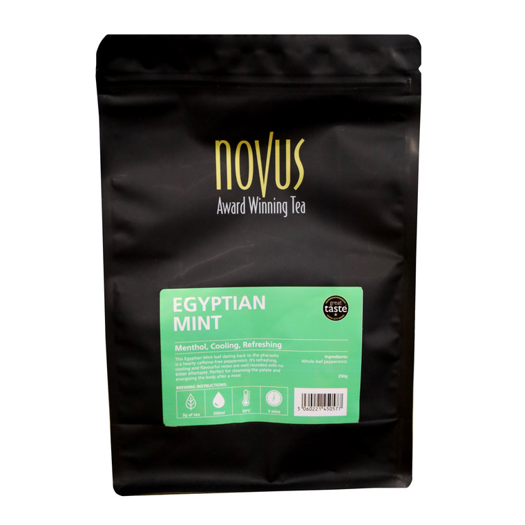Buy Novus Egyptian Mint Tea x 100 Pyramid at i4C. Award-winning, naturally caffeine-free peppermint tea with a bold, refreshing mint flavour.