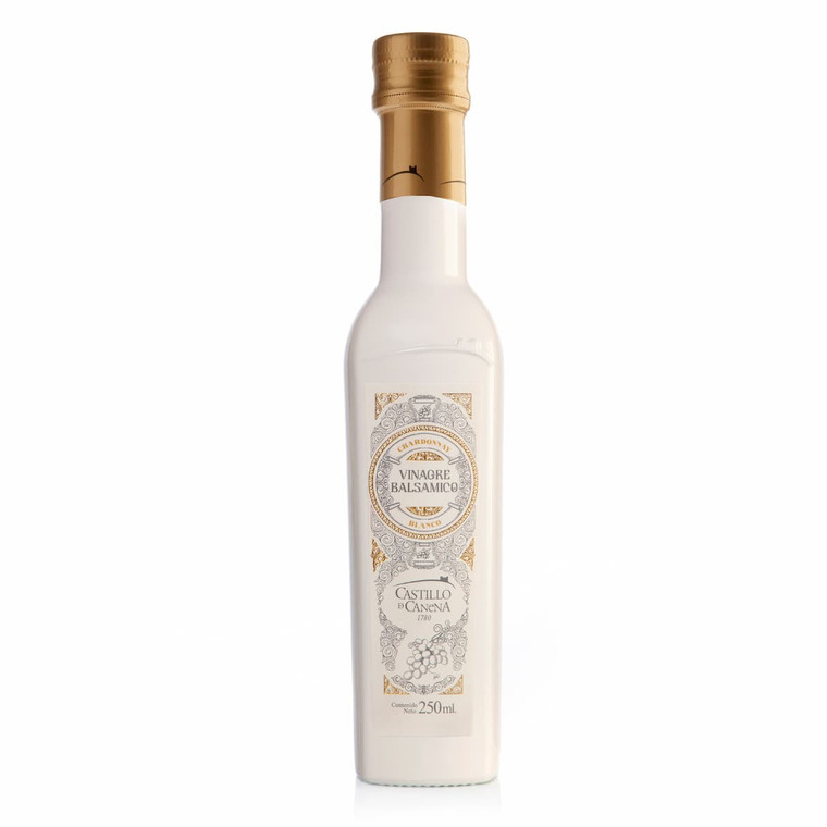 Castillo De Canena Chardonnay Balsamic Vinegar 250ml. Golden, floral and delicately balanced vinegar, ideal for vinaigrettes, marinades and pickles.
