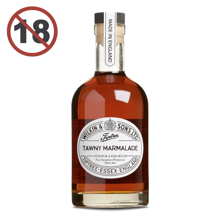 Tiptree Tawny Marmalade Vodka Liqueur 35cl, a smooth English vodka blended with Tiptree Tawny Orange Marmalade for a zesty, bittersweet liqueur perfect for cocktails.
