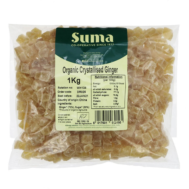 Suma Crystallised Ginger 1kg