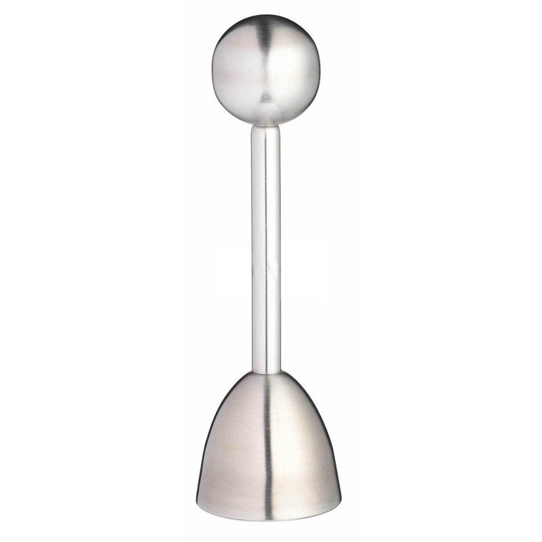 Crack soft-boiled eggs cleanly with the MasterClass Stainless Steel Egg Topper. Easy to use, rust-resistant and made for precise, mess-free results.