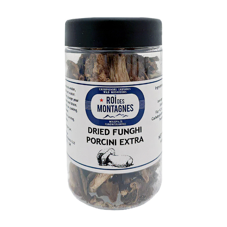 Roi Des Montagnes Dried Funghi Porcini Extra 40g bring rich woodland flavour to risotto, pasta sauces, soups and hearty stews.
