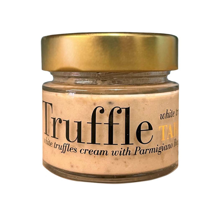Buy Geofoods White Truffle Sauce with Parmigiano Reggiano 80g for pasta, bruschetta, steak, risotto and rich Italian-style dishes.