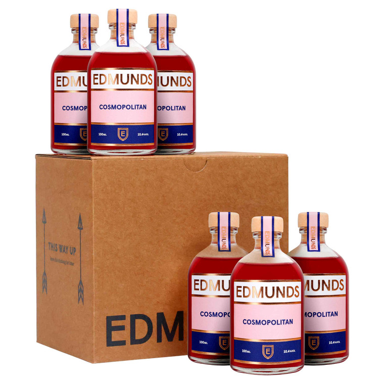 Shop Edmunds Cocktails Cosmopolitan 6 x 100ml, made with Absolut Citron Vodka, Cointreau, cranberry and lime for a classic ready-to-shake cocktail.