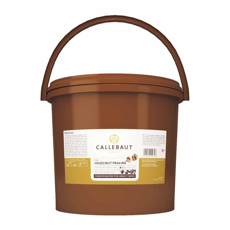 Buy Callebaut Fine Hazelnut Praline 1kg. A smooth 50% caramelised hazelnut paste for chocolate, mousses, ice cream, buttercream, pastries and desserts.
