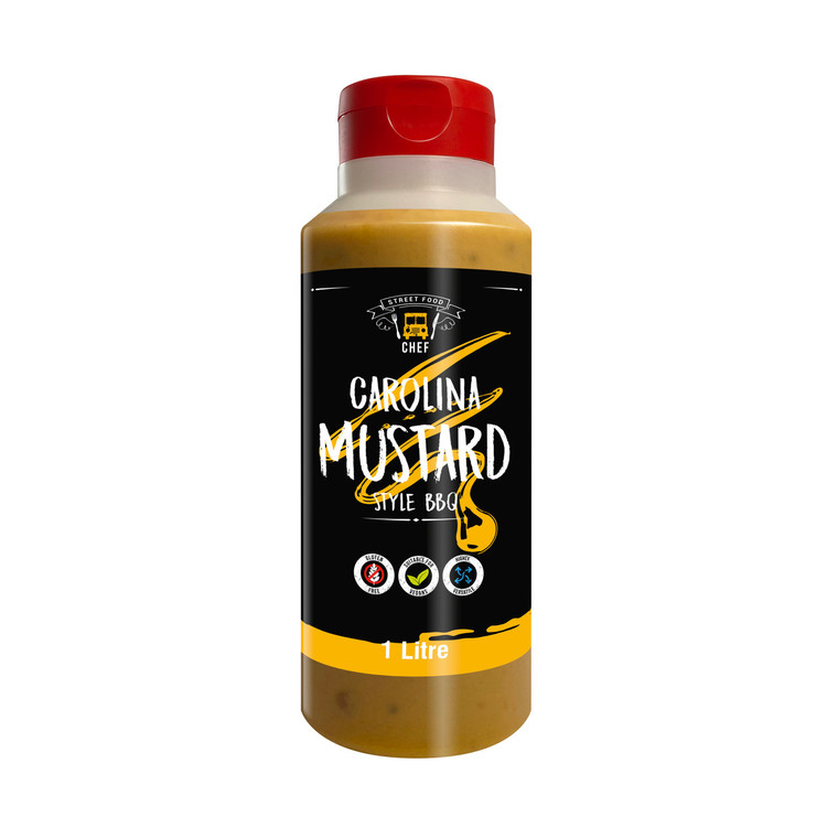 Street Food Chef Carolina Mustard Style BBQ Sauce 1l