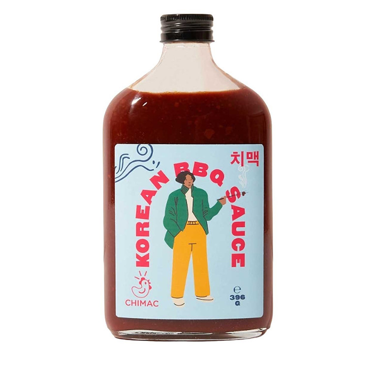Chimac Korean BBQ 390g is a sweet, tangy Korean-inspired BBQ sauce with fermented soybean and brown sugar. Perfect for marinades, glazing, dipping and burgers.