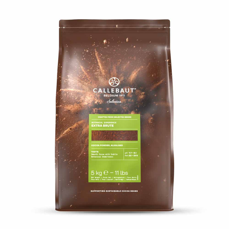 Buy Callebaut Botanical Extra Brute Cocoa Powder 5kg at i4C. Rich roasted cocoa flavour and deep reddish-brown colour for baking, desserts and drinks.