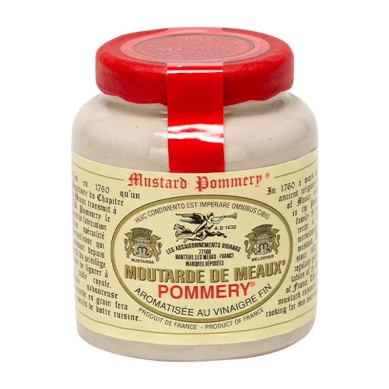 Buy Pommery Wholegrain Mustard 100g at i4C. Traditional French Moutarde de Meaux with a rich, nutty flavour, perfect for sauces, glazes and roast meats.