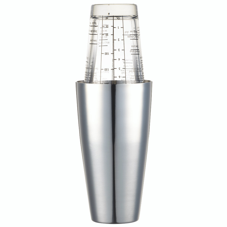 Mix bar-quality drinks at home with the BarCraft Boston 400ml Cocktail Shaker, featuring recipes, measurements, and a spill-resistant design. Mix bar-quality drinks at home with the BarCraft Boston 400ml Cocktail Shaker, featuring recipes, measurements, and a spill-resistant design.