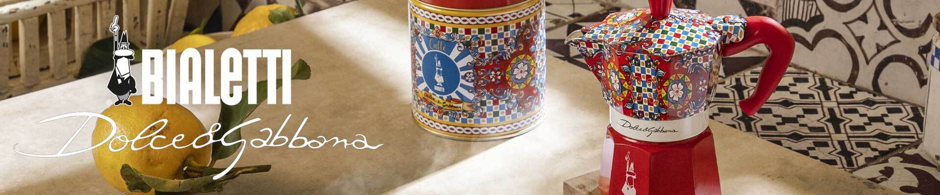 Explore the Bialetti Dolce & Gabbana range including designer moka pots, Italian stovetop coffee makers, induction coffee makers and premium ground coffee. 