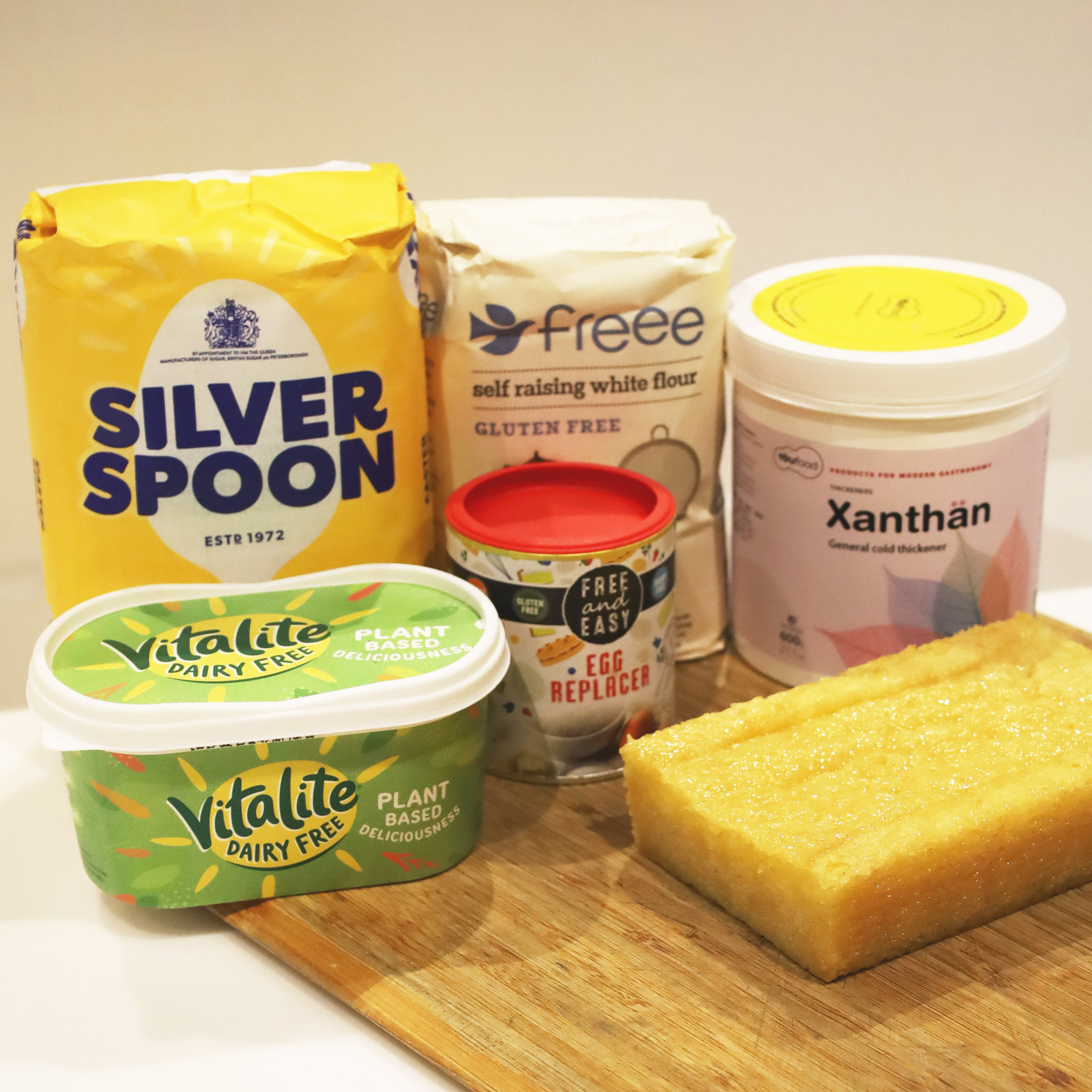 Allergen-Free Lemon Sponge Cake Recipe Ingredients