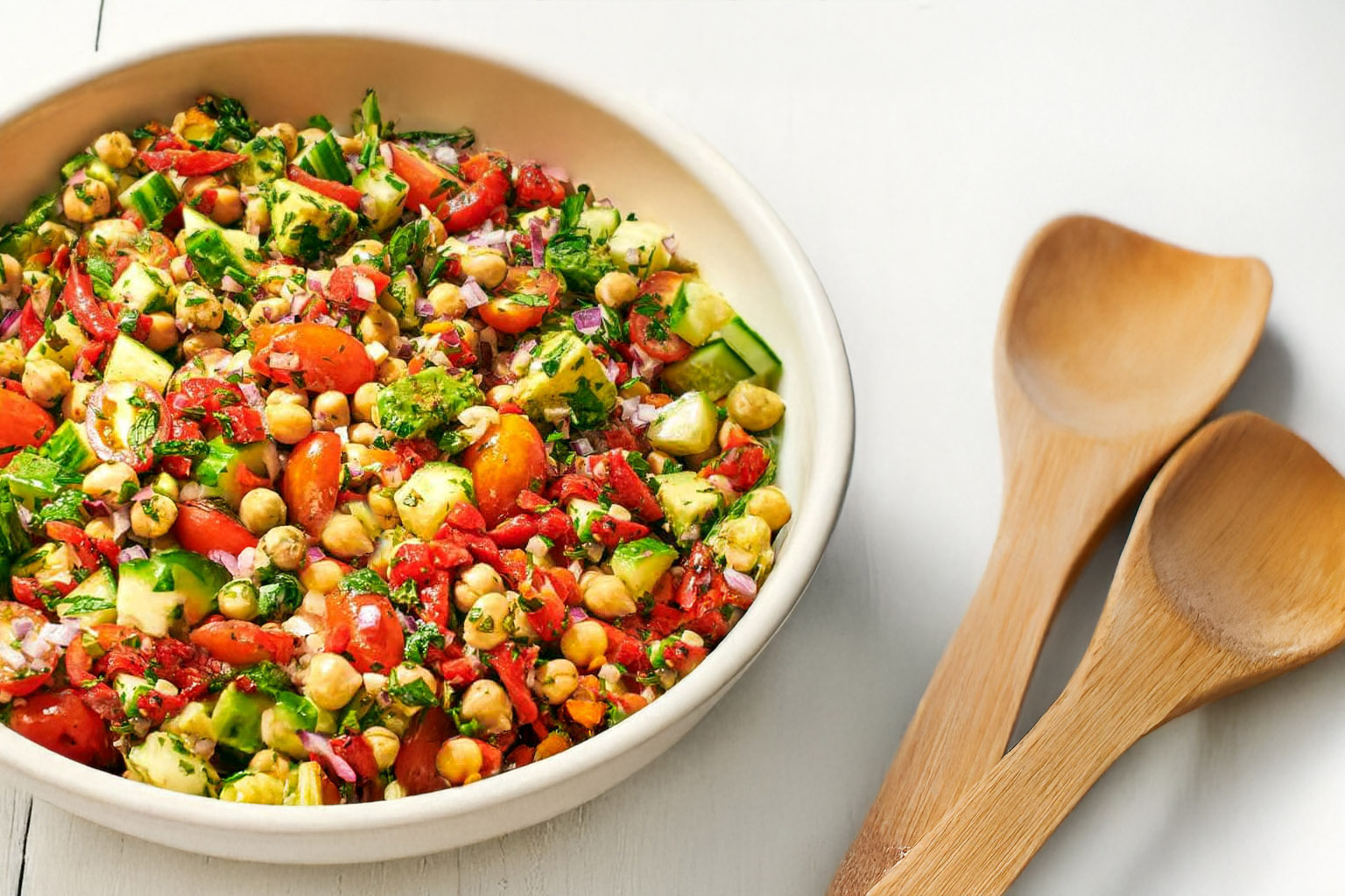 Smoky Paprika Chickpea Salad 