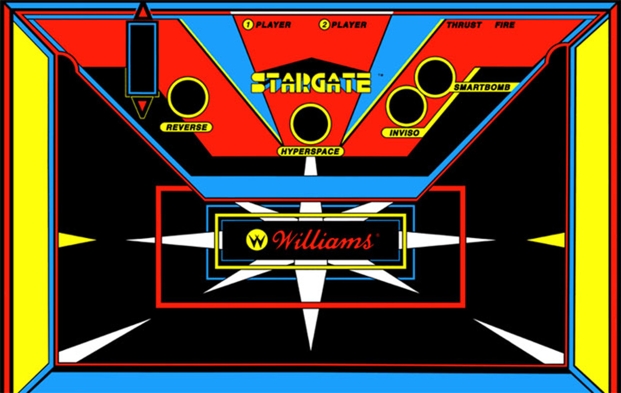 stargate arcade control panel