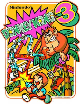 donkey kong 3 arcade art