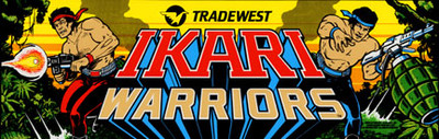 Ikari Warriors Video Arcade Marquee