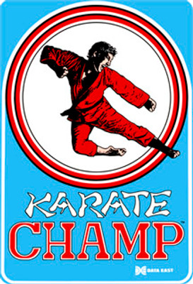 Karate Champ Video Arcade Side Art