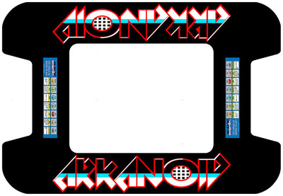 Arkanoid custom Cocktail Bezel Underlay