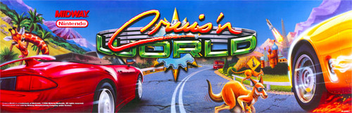 Cruis'n World Video Arcade Marquee