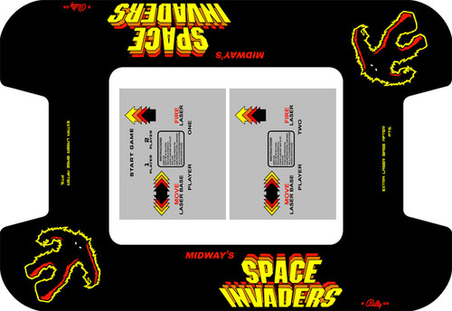 Space Invaders Custom Bezel underlay and CPO LONG kit 