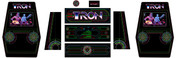 Tron upright 9 piece graphic restore kit