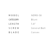 NEMO-58 Blunt Convex Scissor