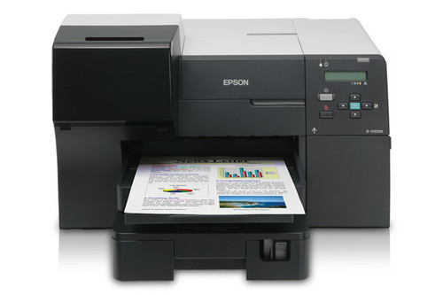 Load your label sheets from the front of the printer.