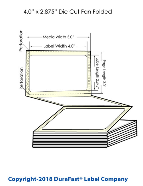 Epson GP-C831 4" x 2.875" Chemical Labels 4800/Carton (805016)