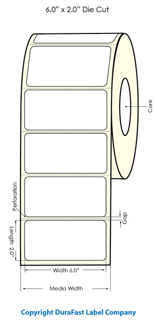 Primera LX900 | LX810 | LX800 |  6"x2"Gold Polyester Labels