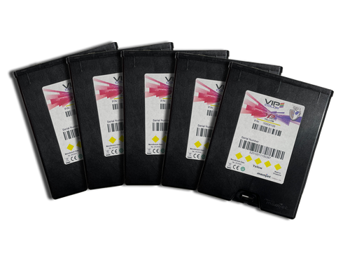 VIPColor VP550/VP650 Yellow Memjet Ink Cartridge - 5 Pack / 200 ml