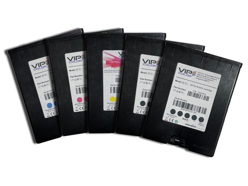 VIPColor VP610/VP700 2KCMY Memjet Ink Cartridge - 5 Mixed Pack / 250 ml