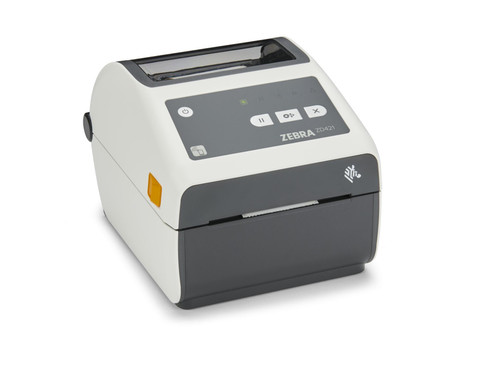 Zebra ZD421d-HC 4" Wide 203 dpi, 6 ips Direct Thermal Desktop Label Printer USB/LAN/BTLE5 | ZD4AH42-D01E00EZ