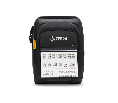 Zebra ZQ511 3" Wide 203 dpi, 4 ips Direct Thermal Label Printer BT4/RECEIPT/No Battery | ZQ51-BUE0010-00