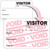 VisitorPass 3" x 2" Full Expiring LX900/LX1000/LX2000 Inkjet Name Badges (VIJF3-RL-3)