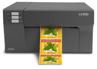 LX900 printing specialty food labels