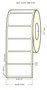 LX810 3"x2" White High Gloss Labels, 1,250 Labels/roll - 74803