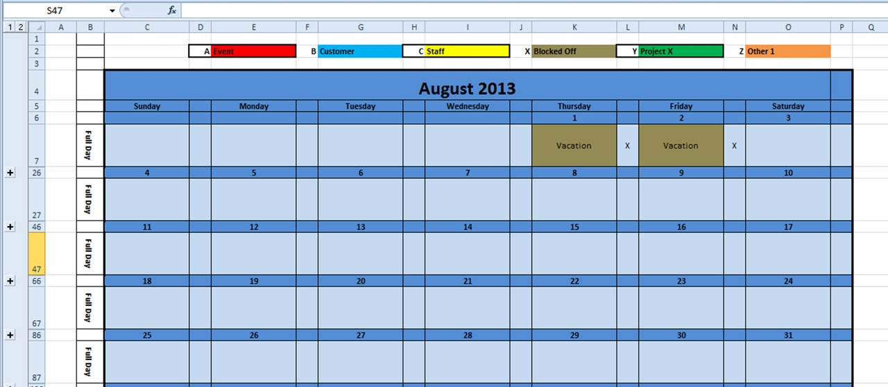 printable monthly calendar 2020 excel template