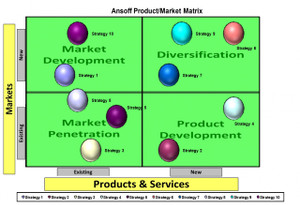 Ansoff Product Market Matrix Excel Template